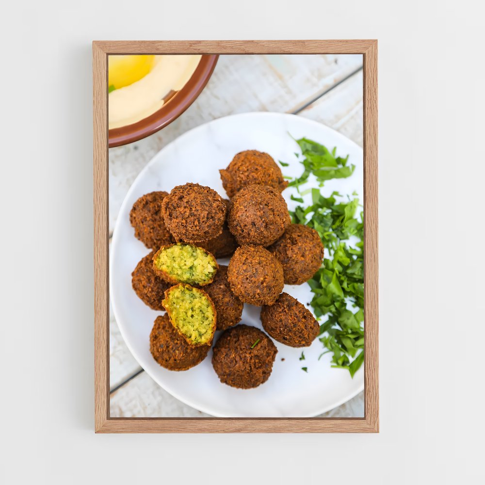 ap-falafel-4 cadre Bois clair