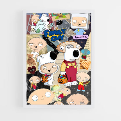 ap-family guy-2 cadre Blanc