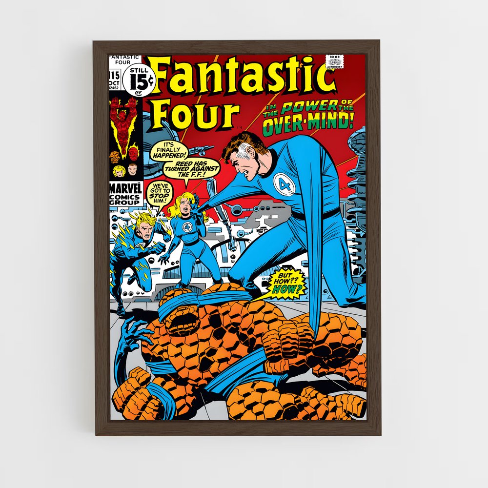 ap-fantastic four-2 cadre Bois foncé