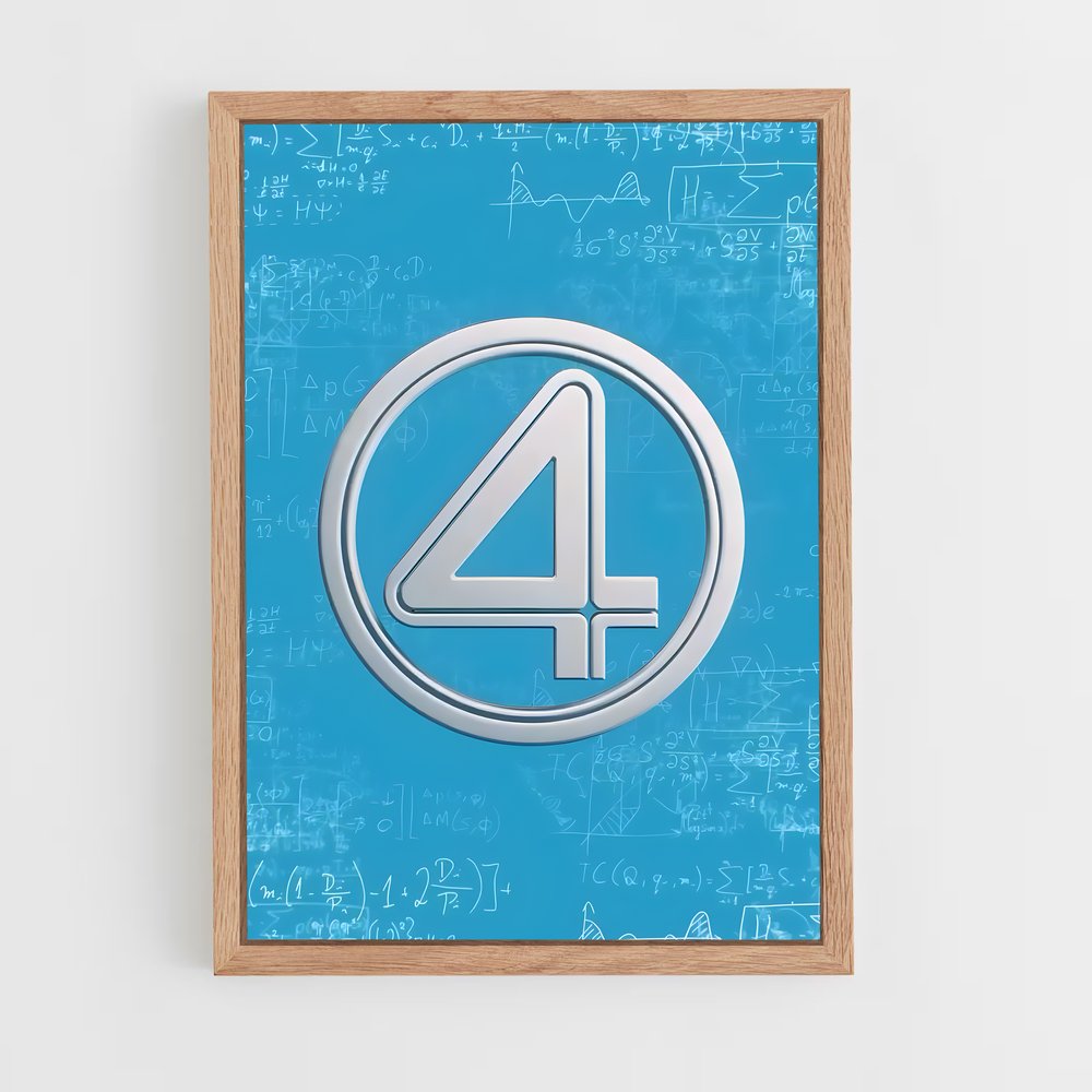 ap-fantastic four-7 cadre Bois clair