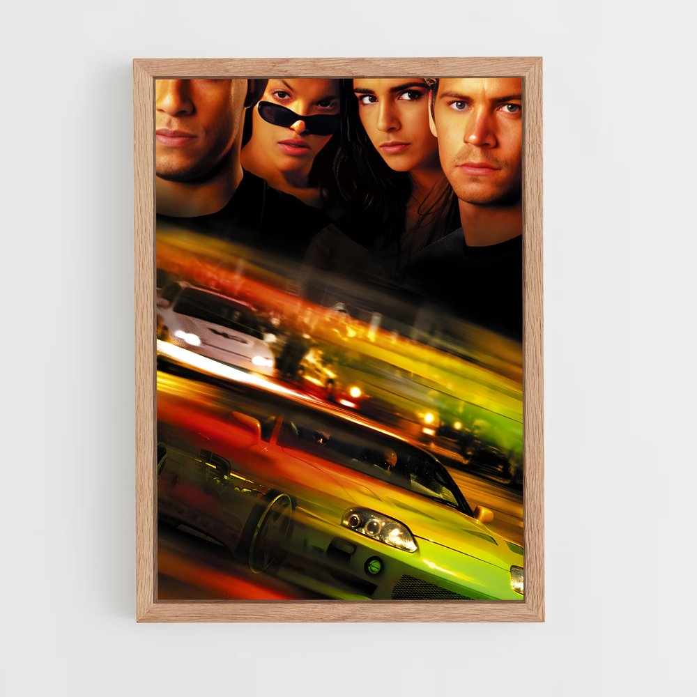 ap-fast and furious-7 cadre Bois clair