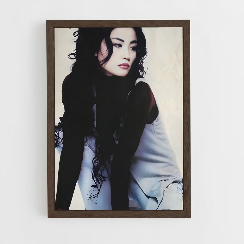 ap-faye wong-3 cadre Bois foncé
