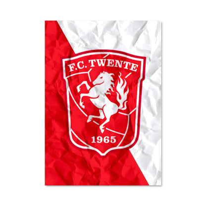 Poster Twente en Rouge et Blanc
