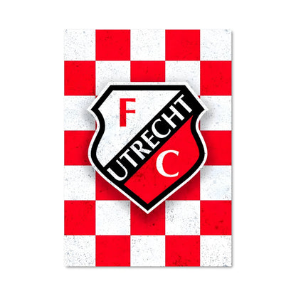 Poster Échecs Rouges et Blancs