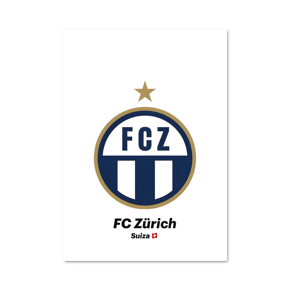 Poster FC Zurich Emblem