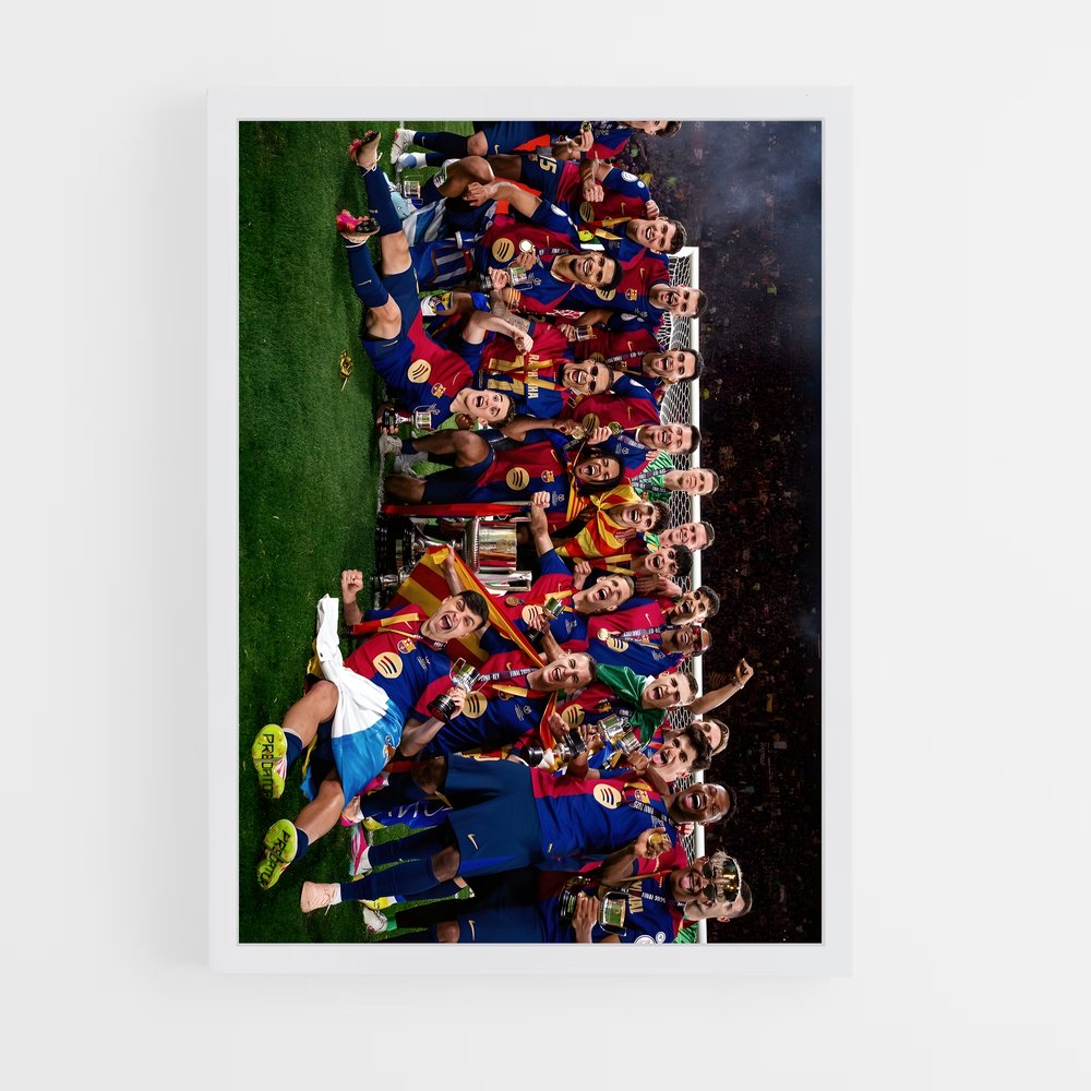 ap-fc barcelona-11 cadre Blanc