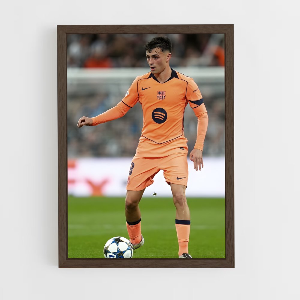 ap-fc barcelona-9 cadre Bois foncé