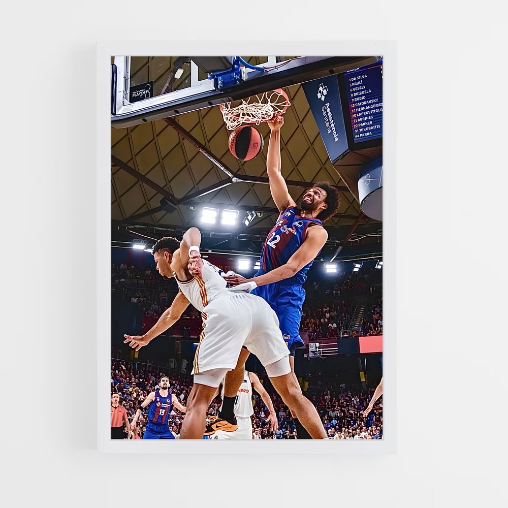 ap-fc barcelona basketball-1 cadre Blanc