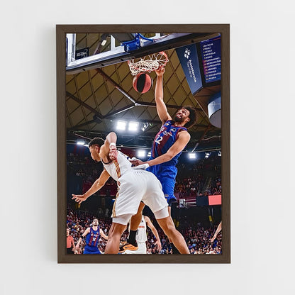 ap-fc barcelona basketball-1 cadre Bois foncé