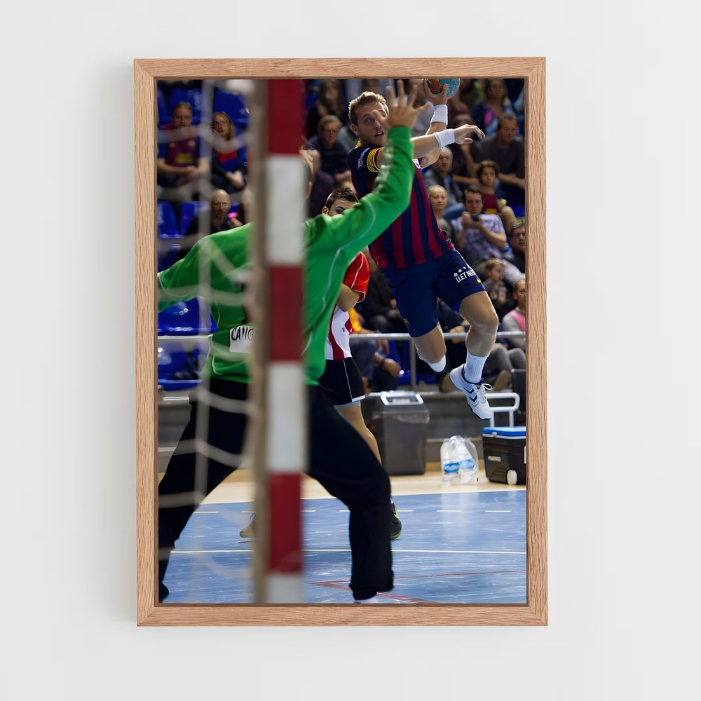 ap-fc barcelona handball-3 cadre Bois clair