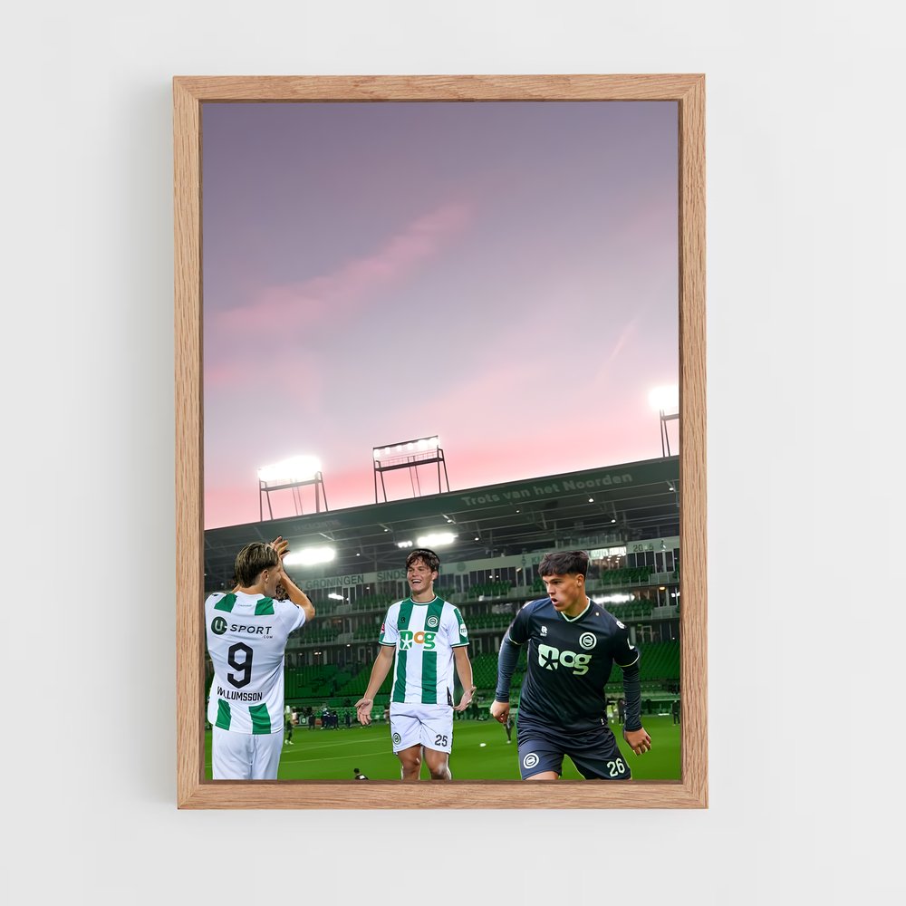 ap-fc groningen-1 cadre Bois clair