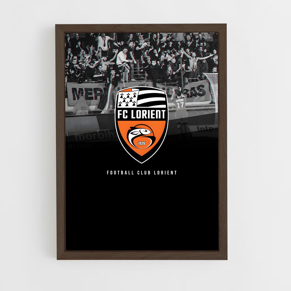 ap-fc lorient-4 cadre Bois foncé
