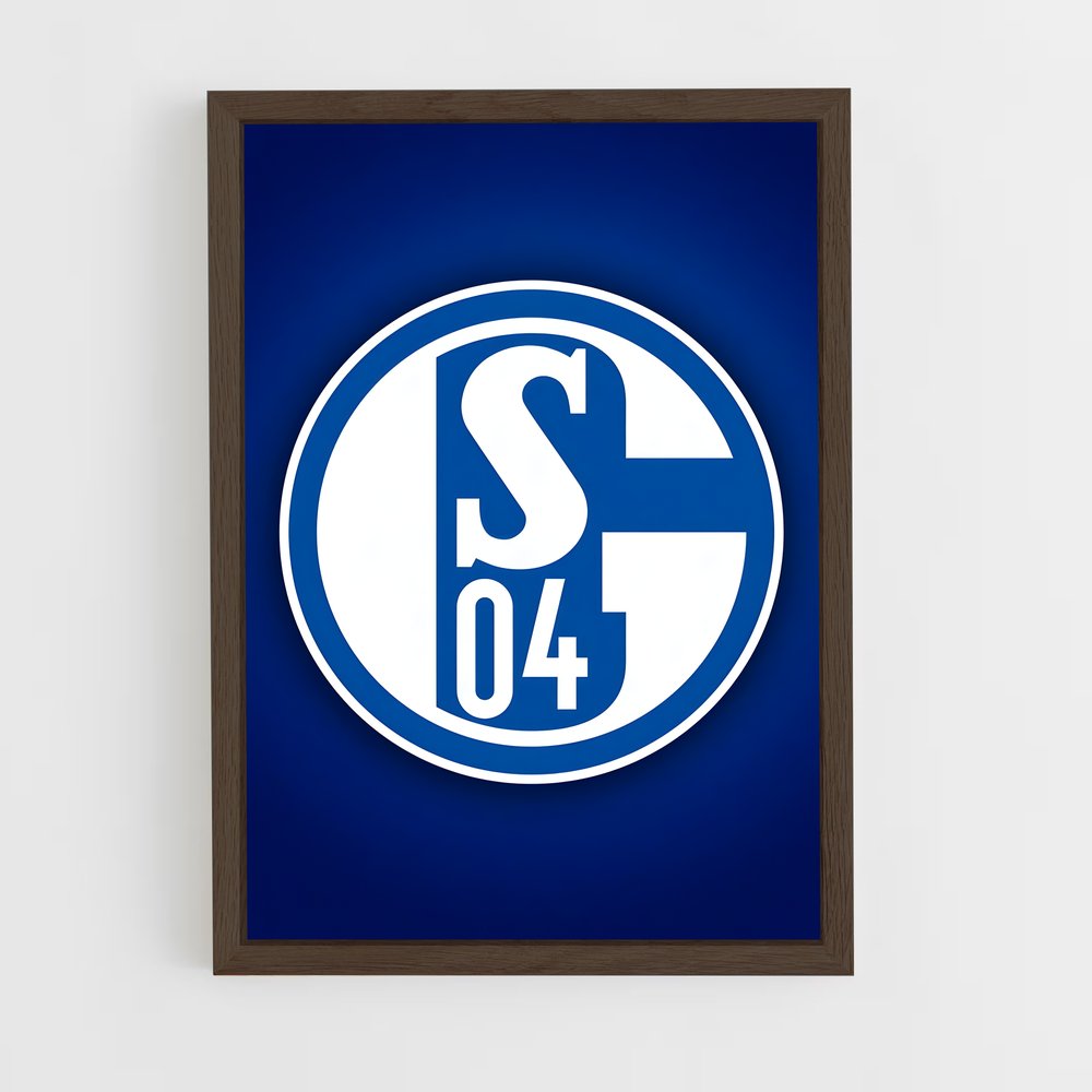 ap-fc schalke 04-3 cadre Bois foncé