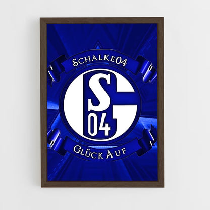 ap-fc schalke 04-7 cadre Bois foncé