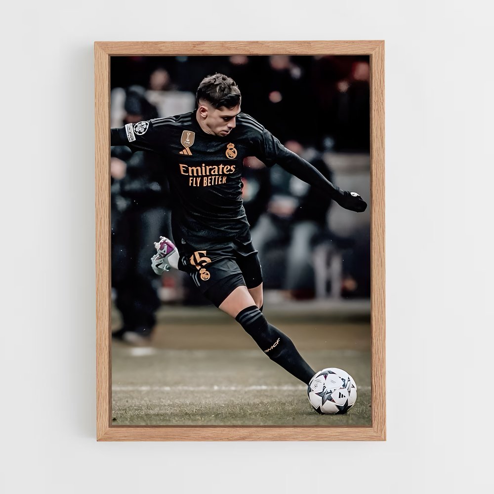 ap-federico valverde-9 cadre Bois clair
