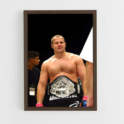 ap-fedor emelianenko-3 cadre Bois foncé
