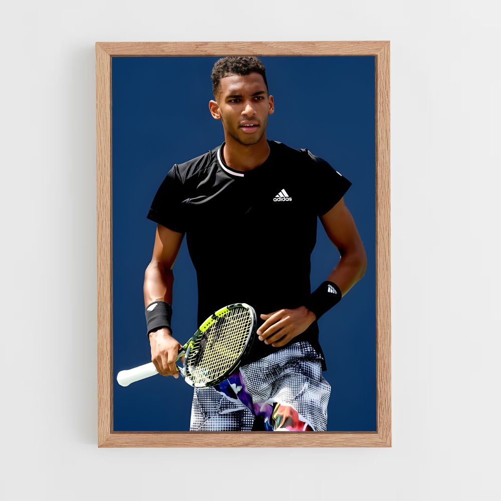 ap-felix auger-aliassime-6 cadre Bois clair