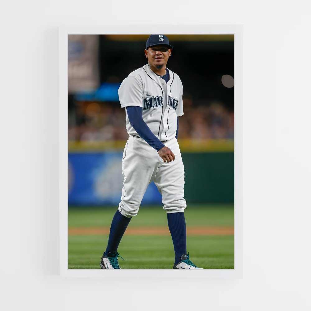 ap-felix hernandez-3 cadre Blanc