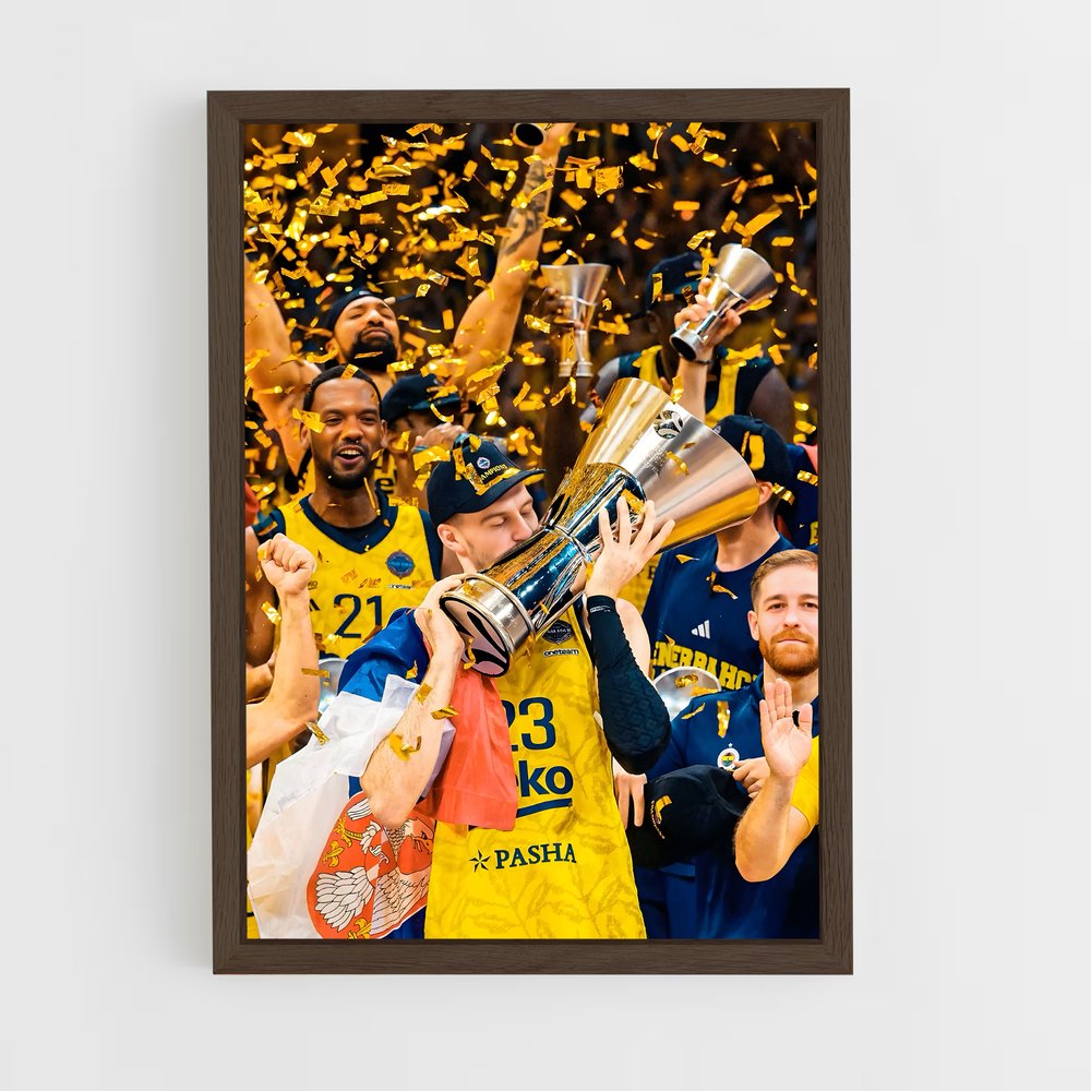 ap-fenerbahce basketball-2 cadre Bois foncé