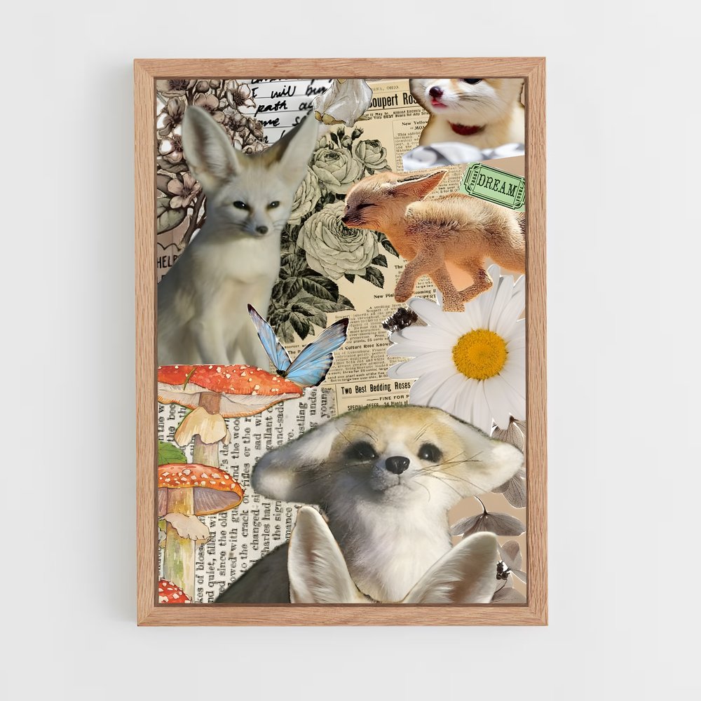 ap-fennec fox-1 cadre Bois clair