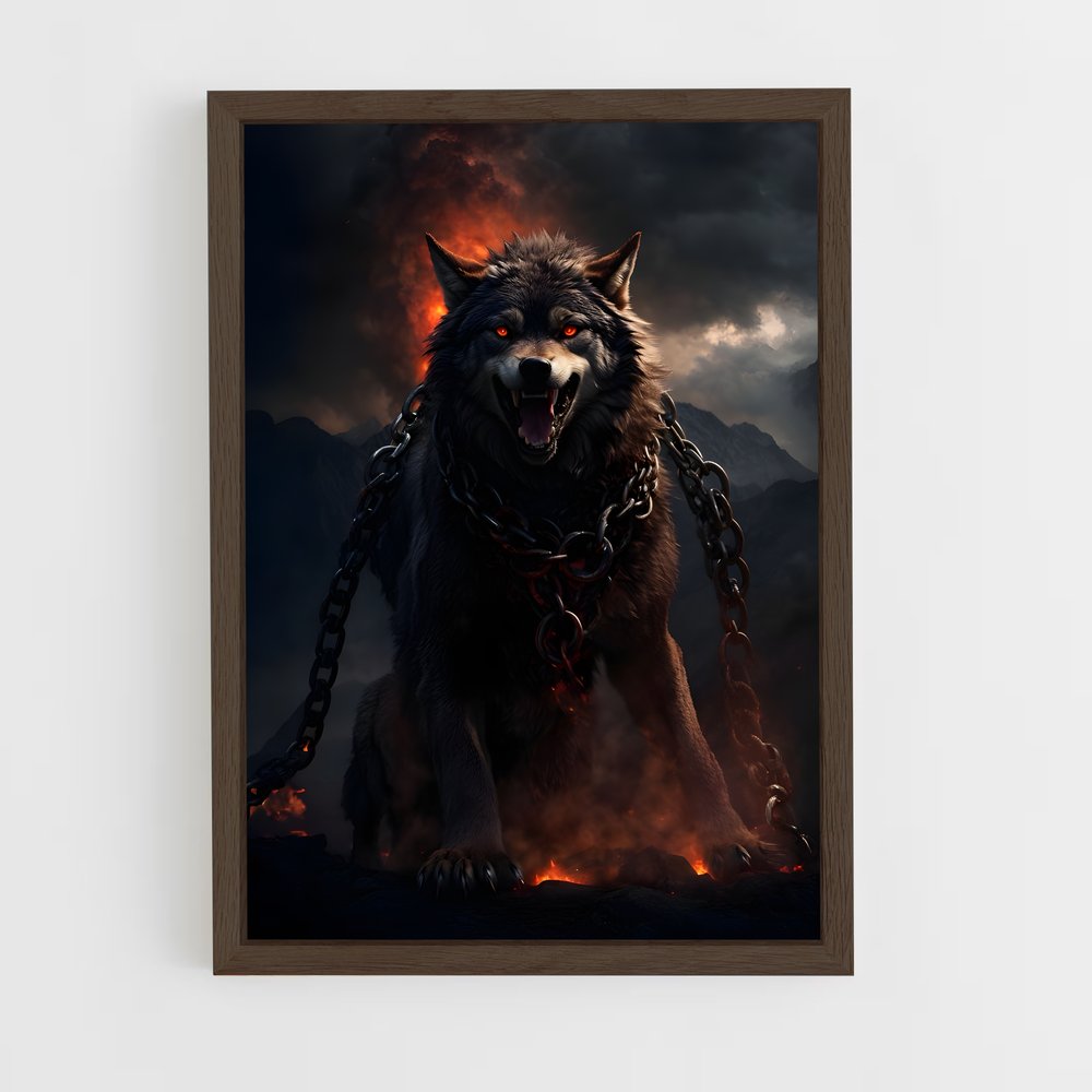 ap-fenrir-2 cadre Bois foncé