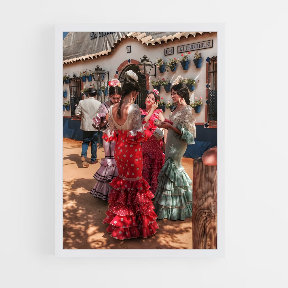 ap-feria abril sevilla-9 cadre Blanc