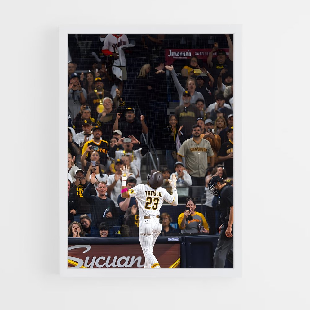 ap-fernando tatis jr-12 cadre Blanc