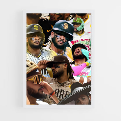 ap-fernando tatis jr-4 cadre Blanc