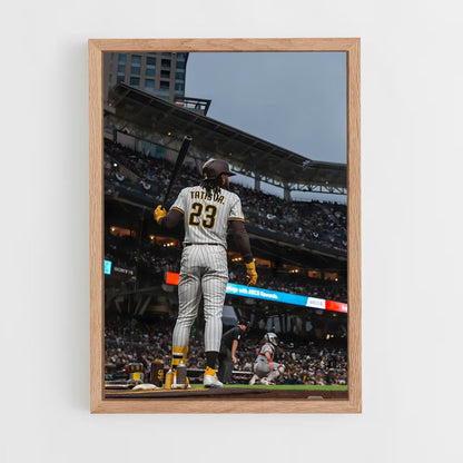 ap-fernando tatis jr-6 cadre Bois clair