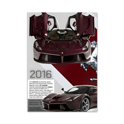 Poster La Ferrari de Luxe