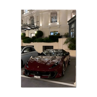 Poster Ferrari au Luxe