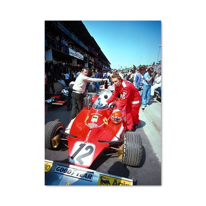 Poster Ferrari 312t 77439