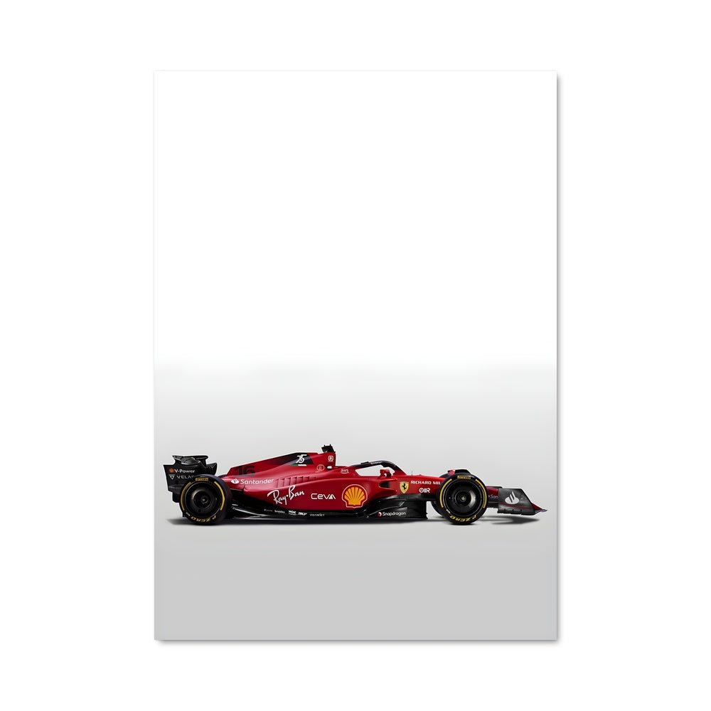 Poster Ferrari F1-75 Racing Spirit