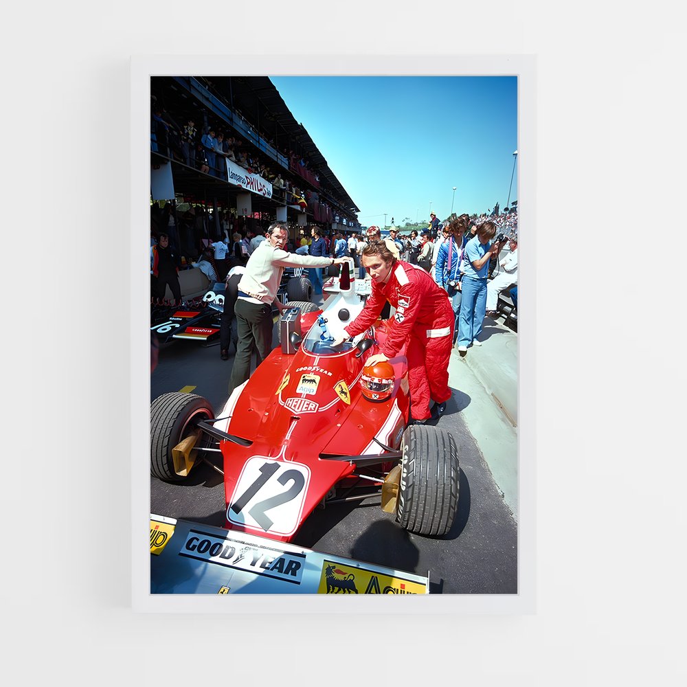 ap-ferrari 312t-2 cadre Blanc