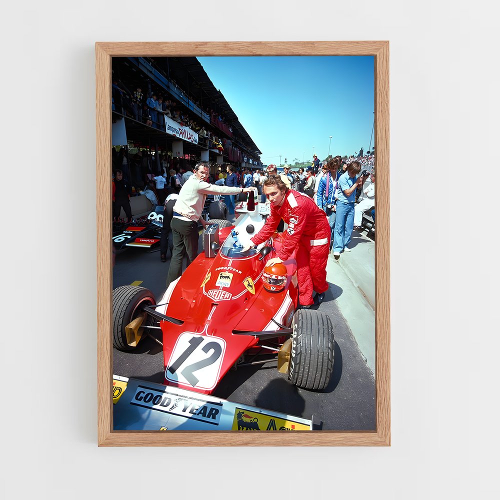 ap-ferrari 312t-2 cadre Bois clair