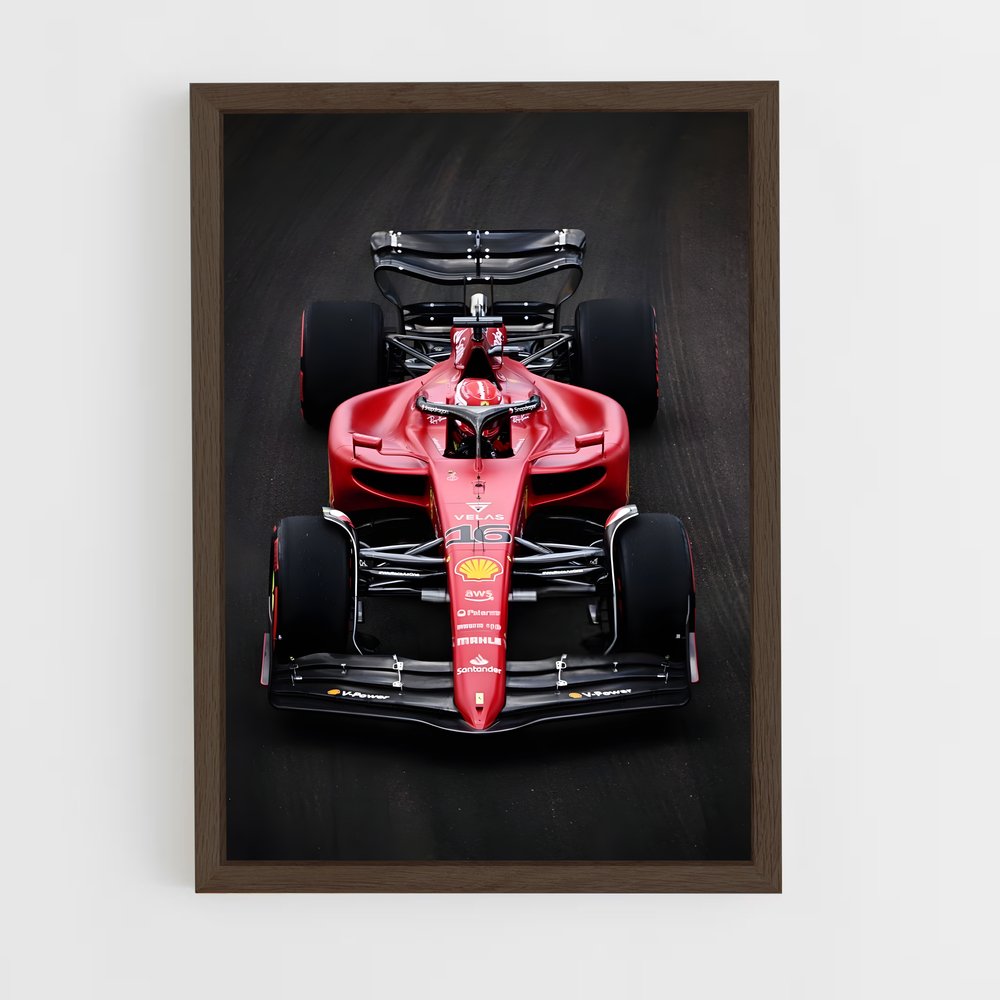 ap-ferrari f1-75-6 cadre Bois foncé