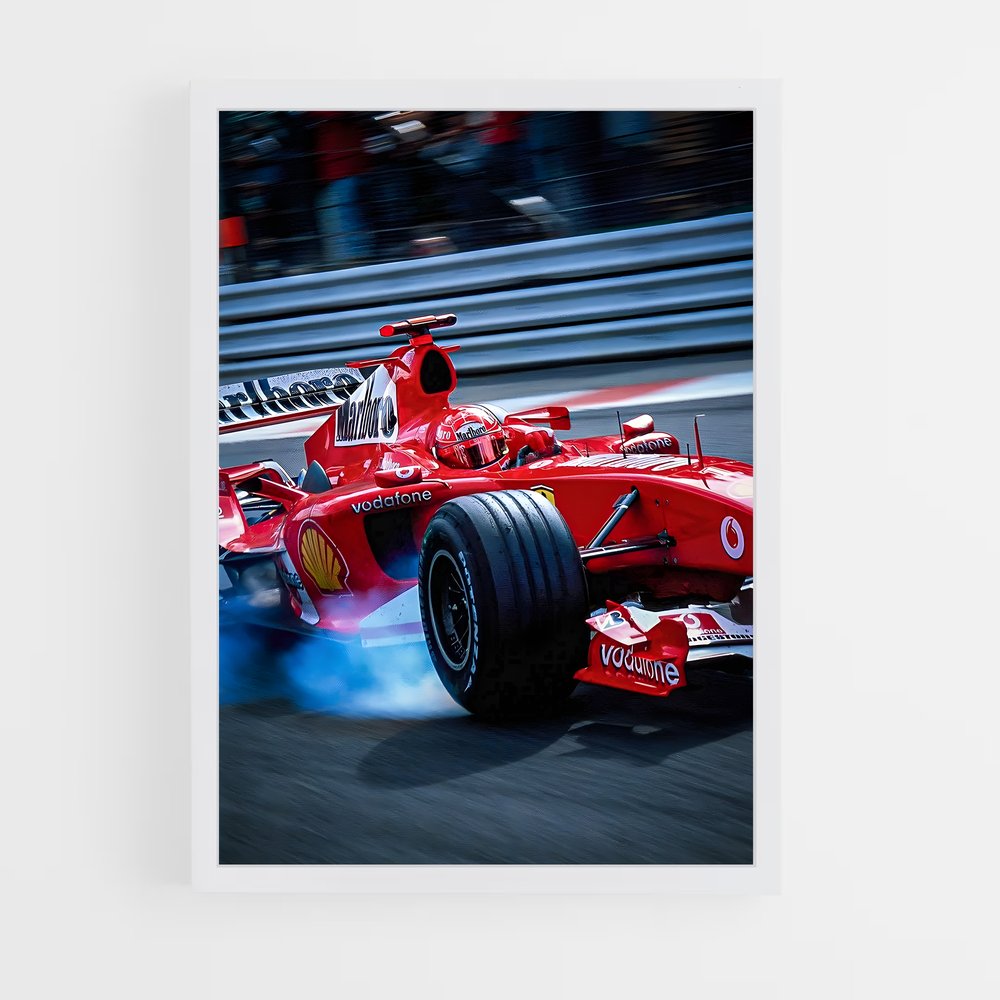 ap-ferrari f2004-1 cadre Blanc