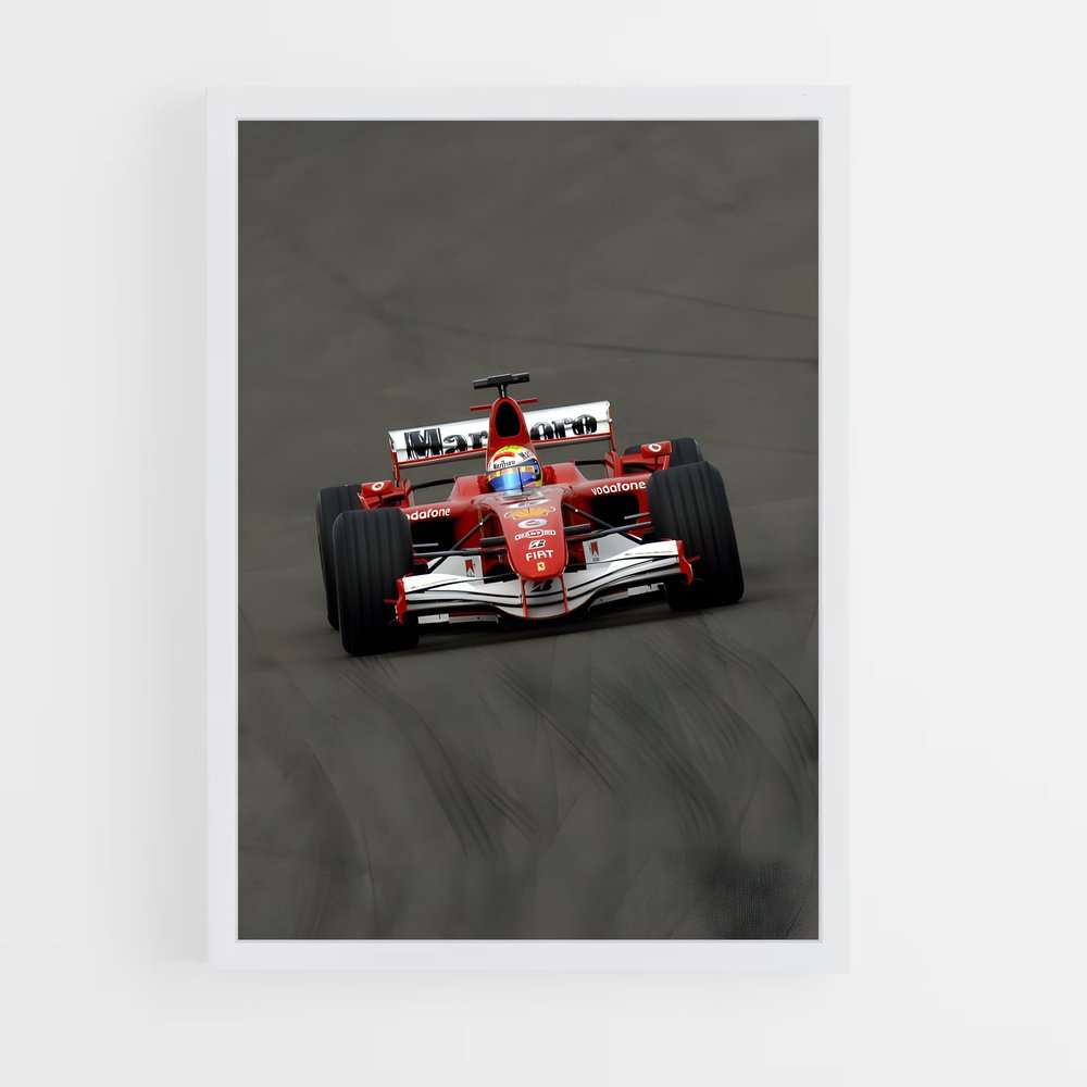 ap-ferrari f2004-5 cadre Blanc
