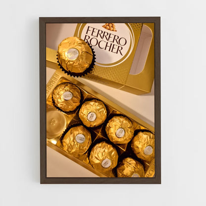 ap-ferrero rocher-1 cadre Bois foncé