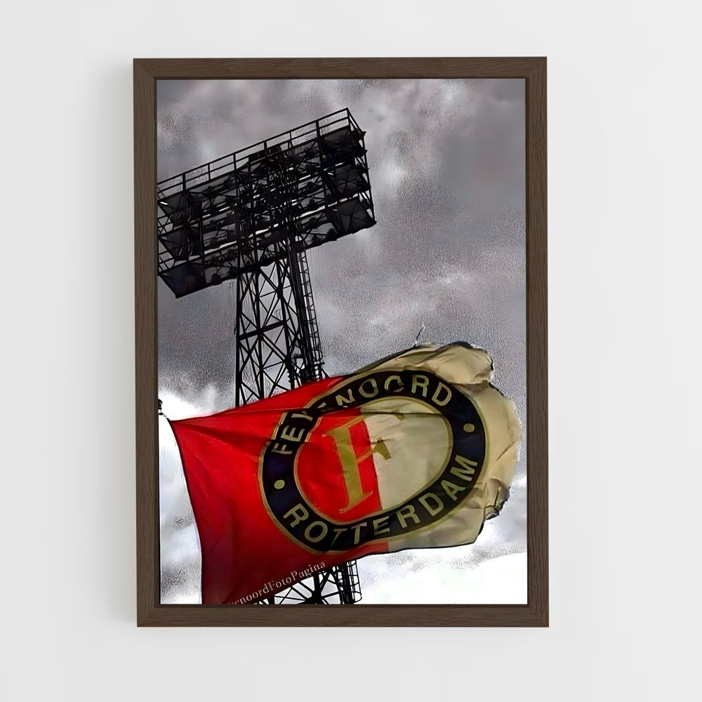 ap-feyenoord rotterdam-2 cadre Bois foncé