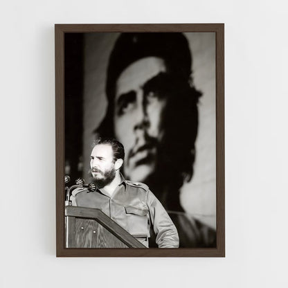 ap-fidel castro-2 cadre Bois foncé