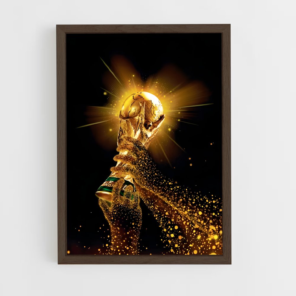ap-fifa world cup-6 cadre Bois foncé