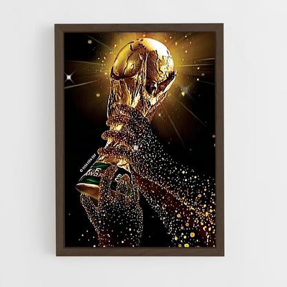ap-fifa world cup golden ball-2 cadre Bois foncé