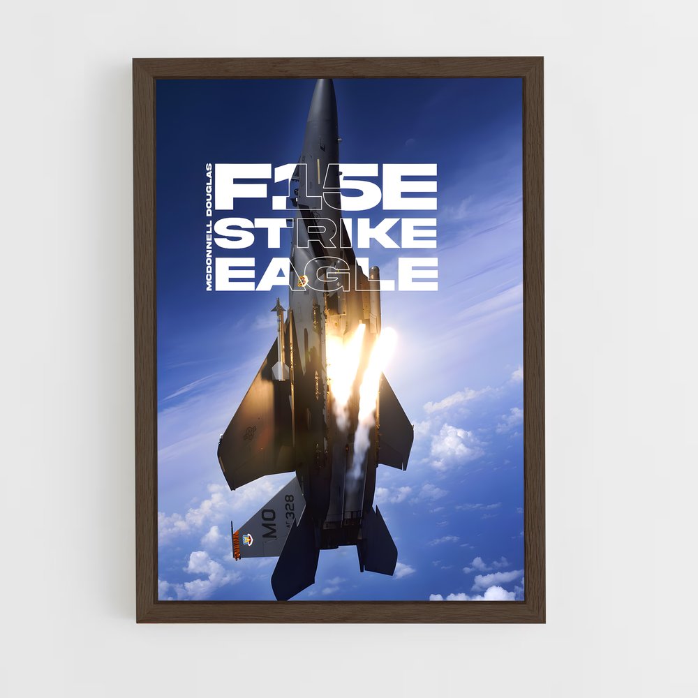 ap-fighter jets-15 cadre Bois foncé