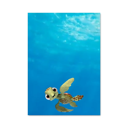 Poster Nage avec les Tortues