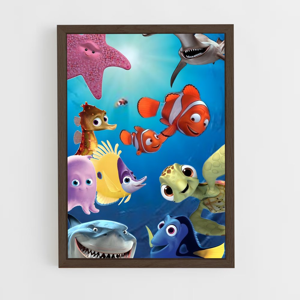 ap-finding nemo-3 cadre Bois foncé