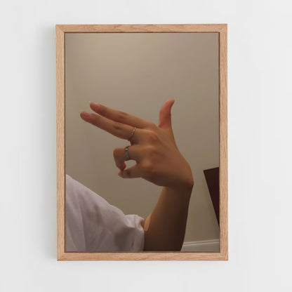 ap-finger-5 cadre Bois clair