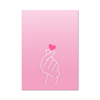 Poster Love in Pink