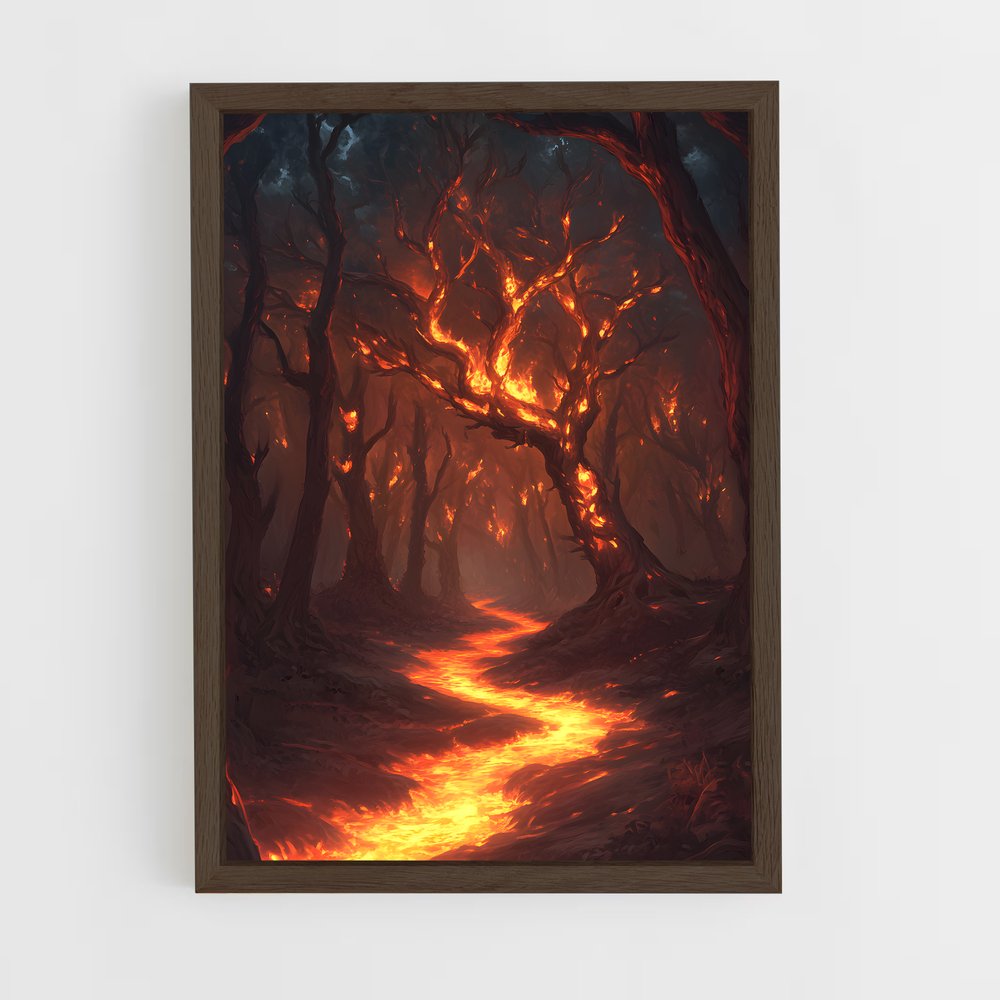 ap-fire-5 cadre Bois foncé