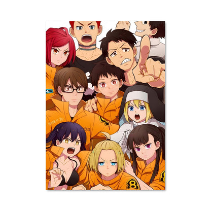 Poster Faces of Fire
